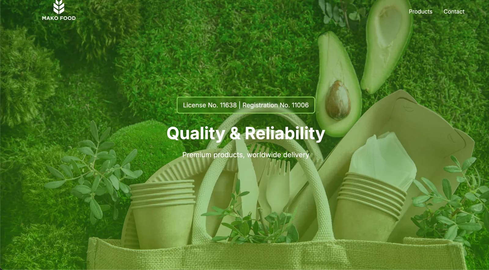 Mako Food Trading — screenshot
