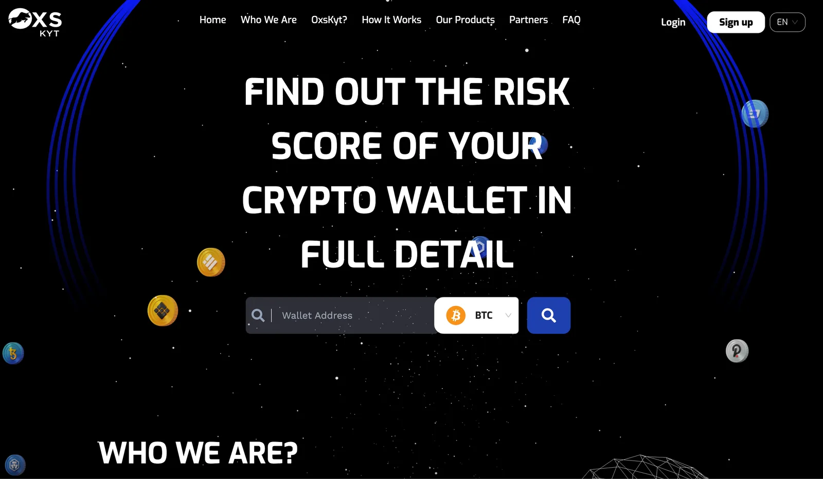 OXS KYT — screenshot